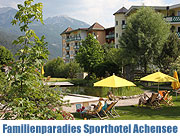 Familienparadies Sporthotel Achensee. Luxusurlaub für Familien mit Kindern an Tirols größtem See (Foto: MartiN Schmitz)